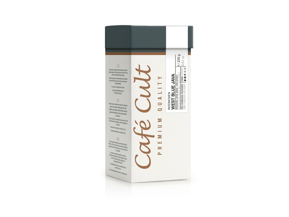 Fotografie produktu: Café Cult Zrnková káva Indonésie „West Blue Java“ 250g