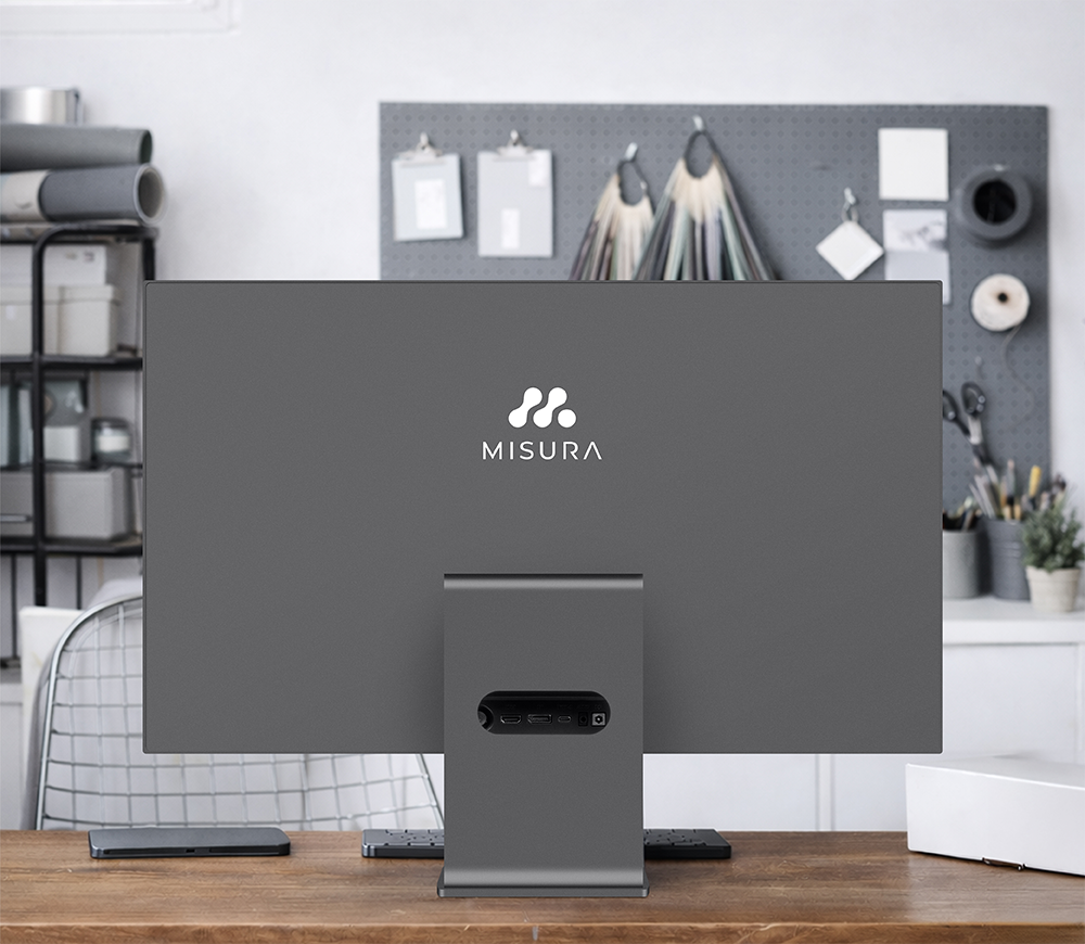 MISURA VIVA Monitor 27 – rozměry a provedení na stole