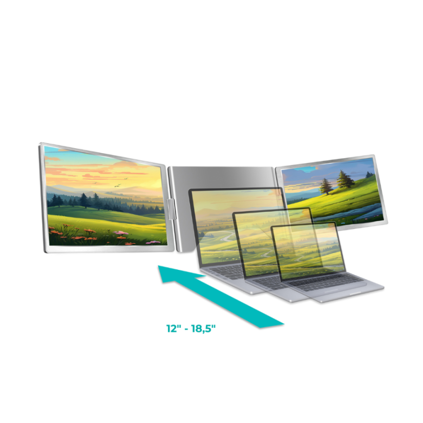 16" Prenosný duálny monitor k notebooku WUXGA USB-C - MISURA 3M1600S1