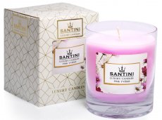 Πολυτελές κερί Santini - Pink Yvésse, 200g