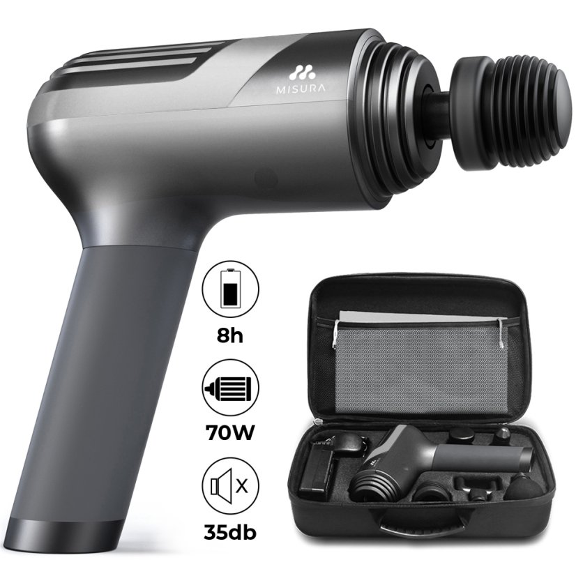 MISURA Pistola per massaggio MB1Pro-SILVER
