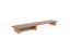 Premium Oak Wooden Monitor Stand: Walnut Elegance