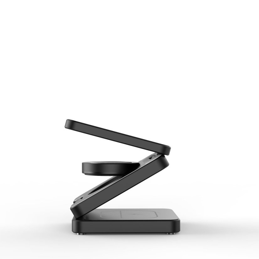 Cargador inalámbrico 3 en 1 MISURA MH08 Pro - BLACK