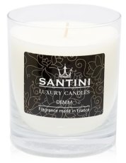 Vela de luxo Santini - Denim, 200g