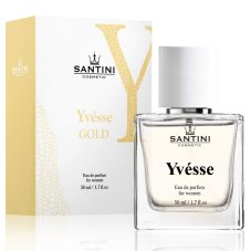 Água de perfume feminina SANTINI - Gold Yvésse, 50 ml