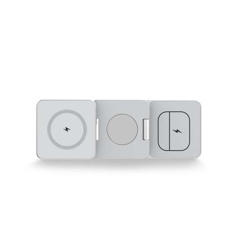 Kabelloses Ladegerät 3-in-1 MISURA MH08 Pro - SILVER