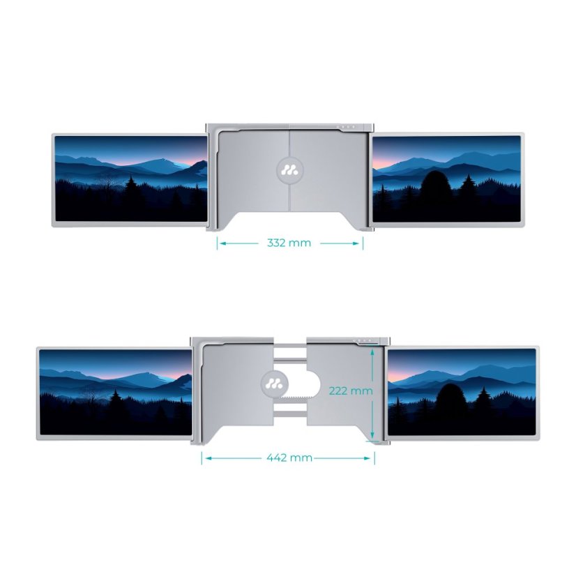 MISURA Nešiojami LCD monitoriai 15" vienas laidas - 3M1500S1
