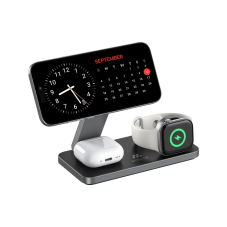 MISURA MH11 3-en-1 Cargador Inalámbrico Plegable - BLACK