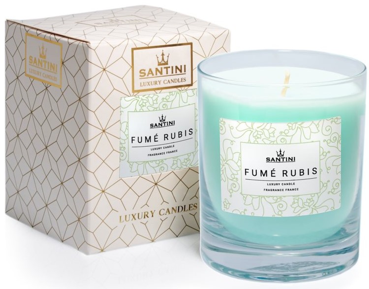 Πολυτελές κερί Santini - Fumé Rubis, 200g