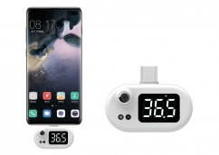 Teploměr na mobilní telefon MISURA - Android bílý (USB-C)
