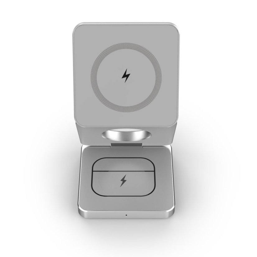 Kabelloses Ladegerät 3-in-1 MISURA MH08 Pro - SILVER