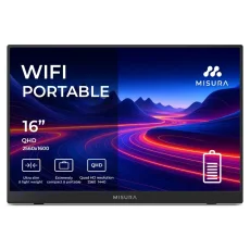 16" prenosný WiFi monitor QHD 2.5K s batériou - MISURA P160QHBW