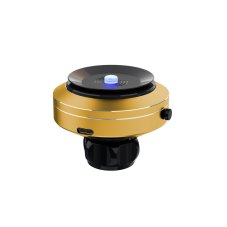 MA05- Mobile phone holder with vacuum suction cup and wireless charging QC3.0 - GOLD