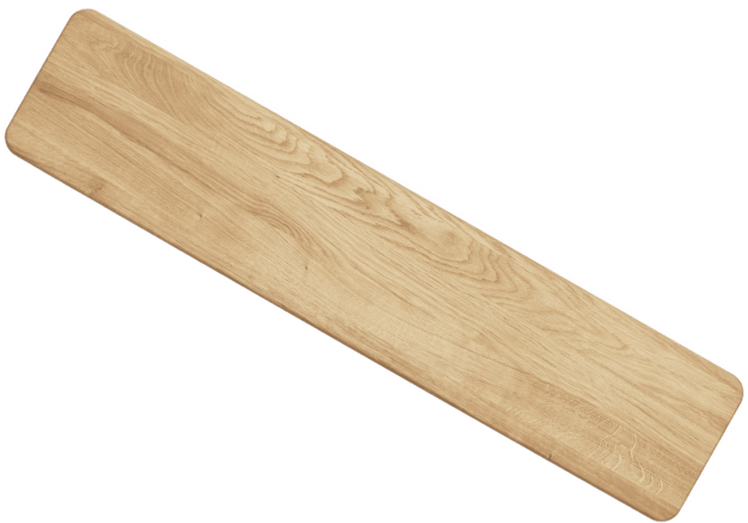 Premium Oak Wooden Monitor Stand: Timeless Natural