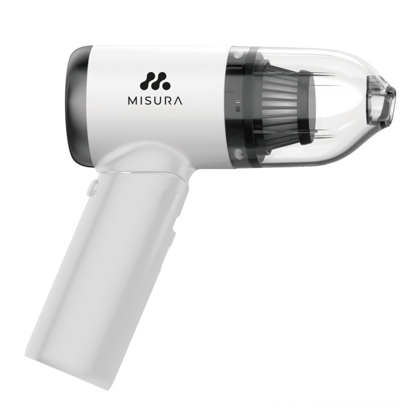 MISURA MA01 - cordless portable car vacuum cleaner, foldable, 5 000 Pa, WHITE