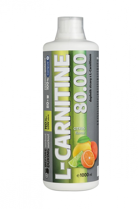 Wellness Food L-Carnitin 80 000mg Fettverbrenner Zitrusfrüchte 1 Liter