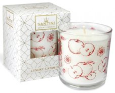 Luxusná sviečka Santini - Golden Apple, 200g
