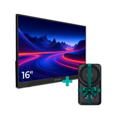16" Tragbarer kabelloser QHD 2.5K-Monitor mit Akku – MISURA P160QHBW