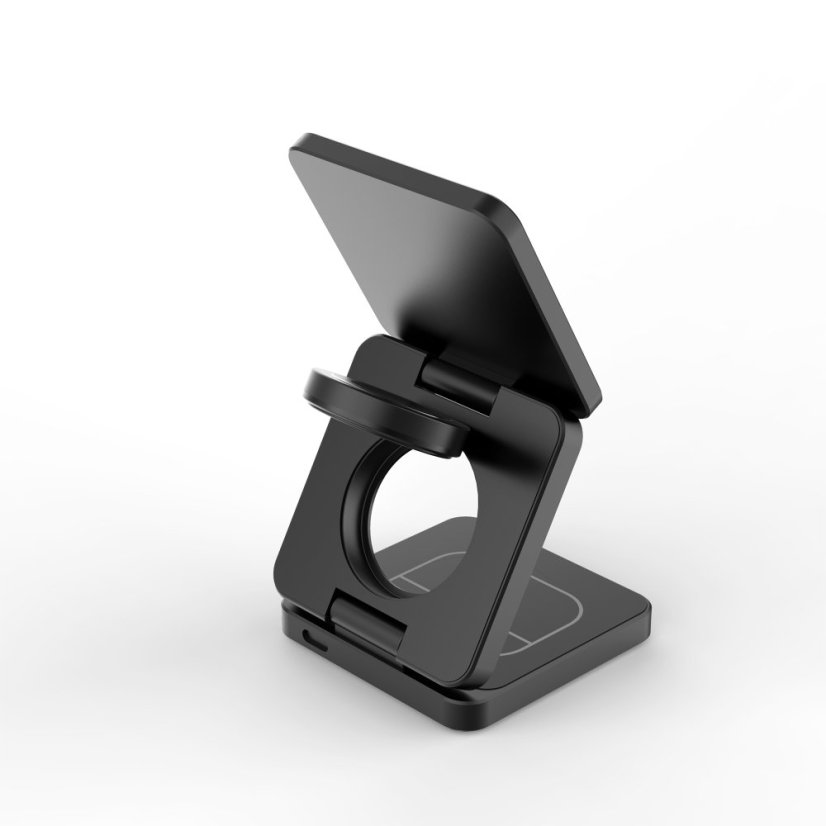 Cargador inalámbrico 3 en 1 MISURA MH08 Pro - BLACK