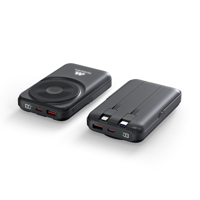 Powerbank MISURA MH09 – 10 000 mAh, MagSafe, Qi2