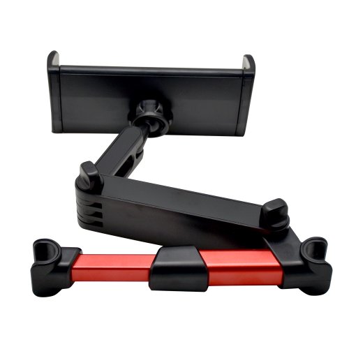 Skládací držák tabletu a mobilu do auta-BLACK/RED