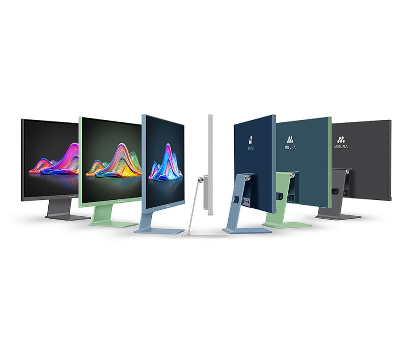 27" barevný IPS monitor 120 Hz - MISURA VIVA Moon Silver