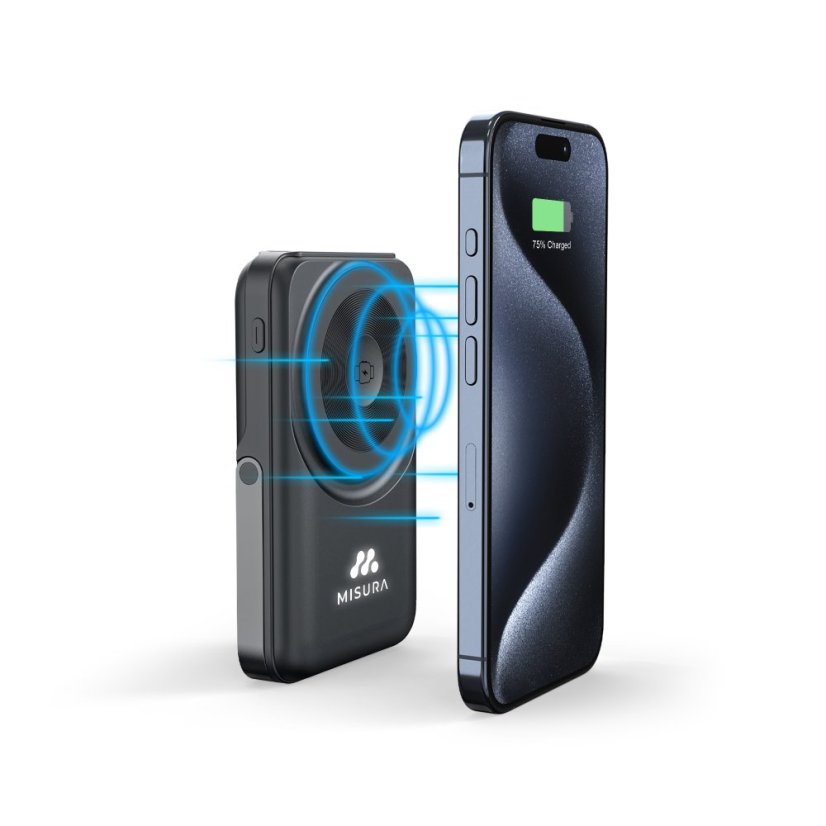 Powerbank MISURA MH09 – 10 000 mAh, MagSafe, Qi2