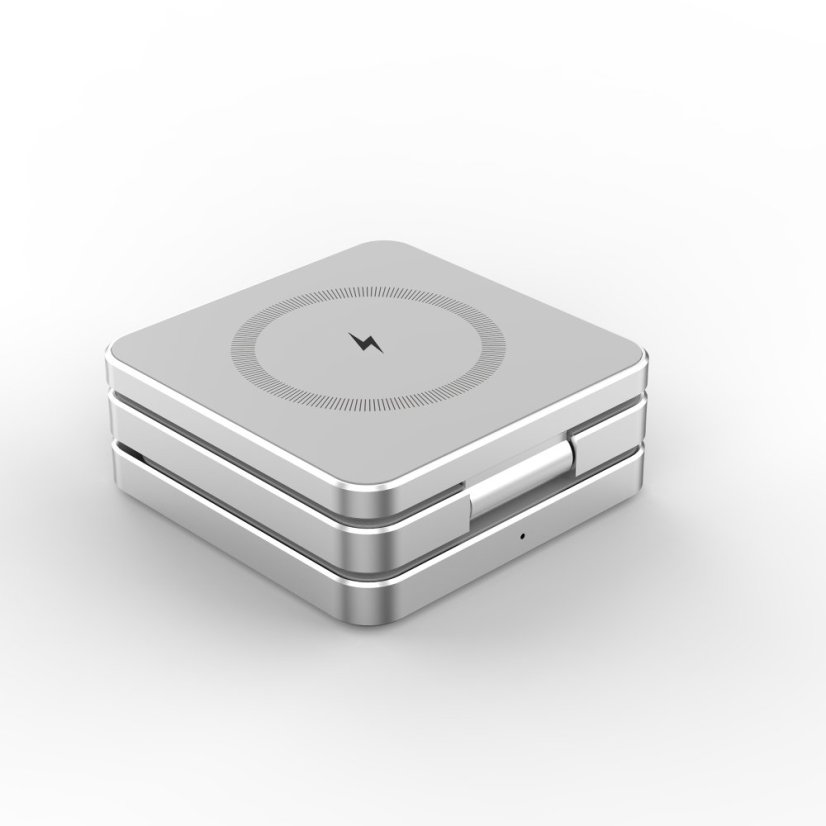 Kabelloses Ladegerät 3-in-1 MISURA MH08 Pro - SILVER