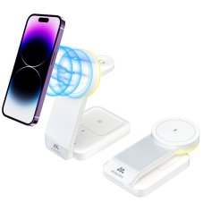 3-in-1 Wireless Charger MISURA MH10 - WHITE