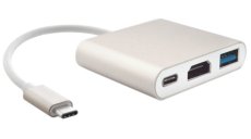 Μείωση 3 σε 1 από USB-C (Thunderbolt 3)