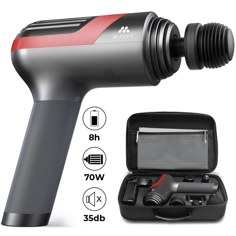 MISURA Masažo pistoletas MB1Pro-RED