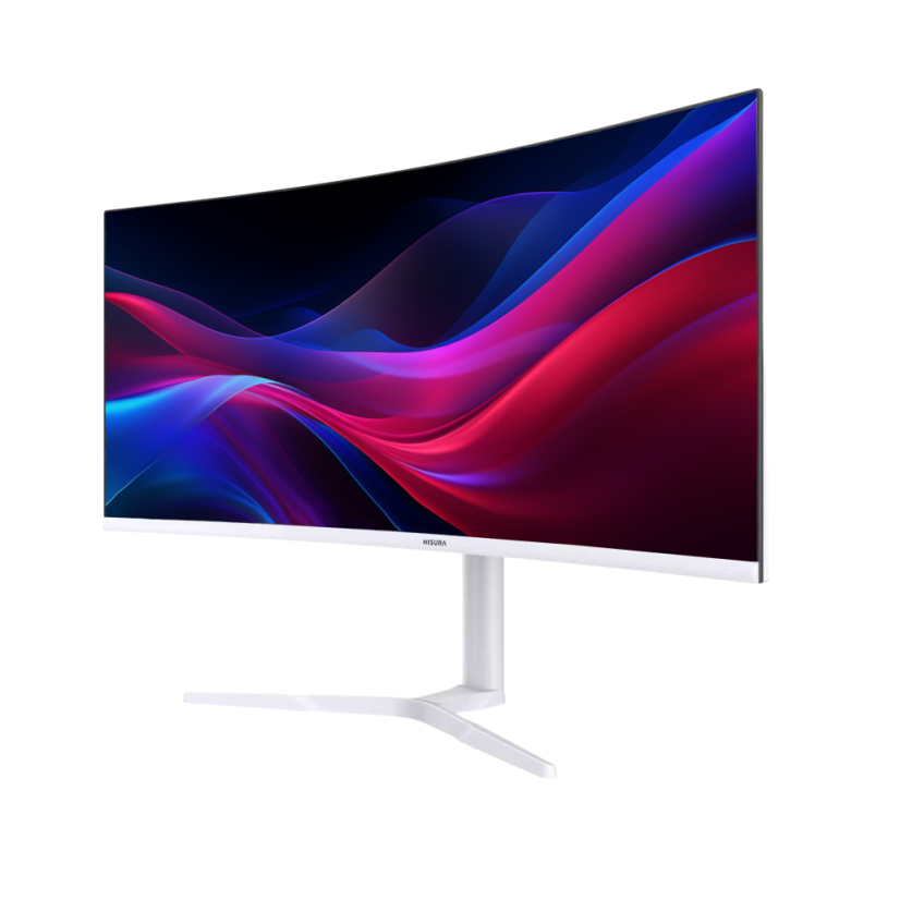 34" UltraWide QHD monitor 180 Hz prohnutý WHITE - MISURA M34X3W01