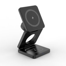 3-in-1 Wireless Charger MISURA MH08 Pro - BLACK