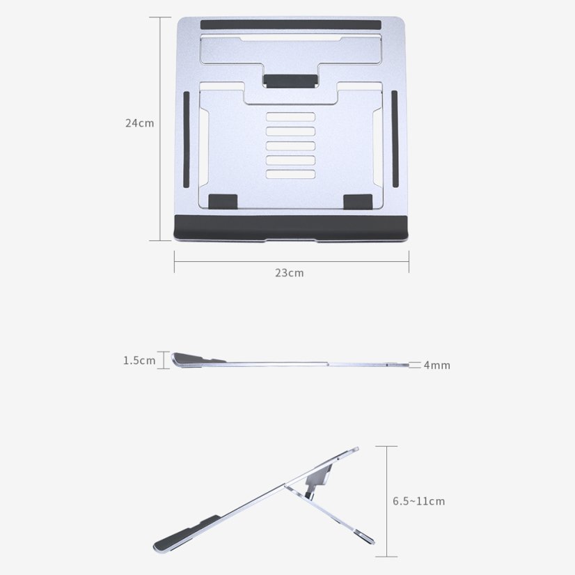 MISURA Ergonomikus laptop állvány ME07