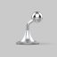 MA05- Mobile phone holder with vacuum suction cup and wireless charging QC3.0 - SILVER