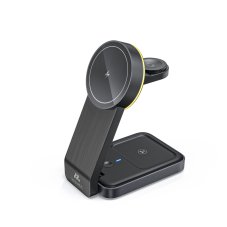 3-in-1 Wireless Charger MISURA MH10 - BLACK