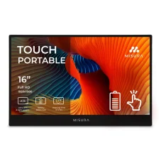 16" prenosný dotykový LCD monitor s batériou - MISURA M16TB