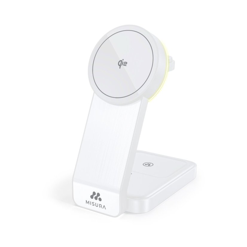 Langaton laturi 3-in-1 MISURA MH10 - WHITE