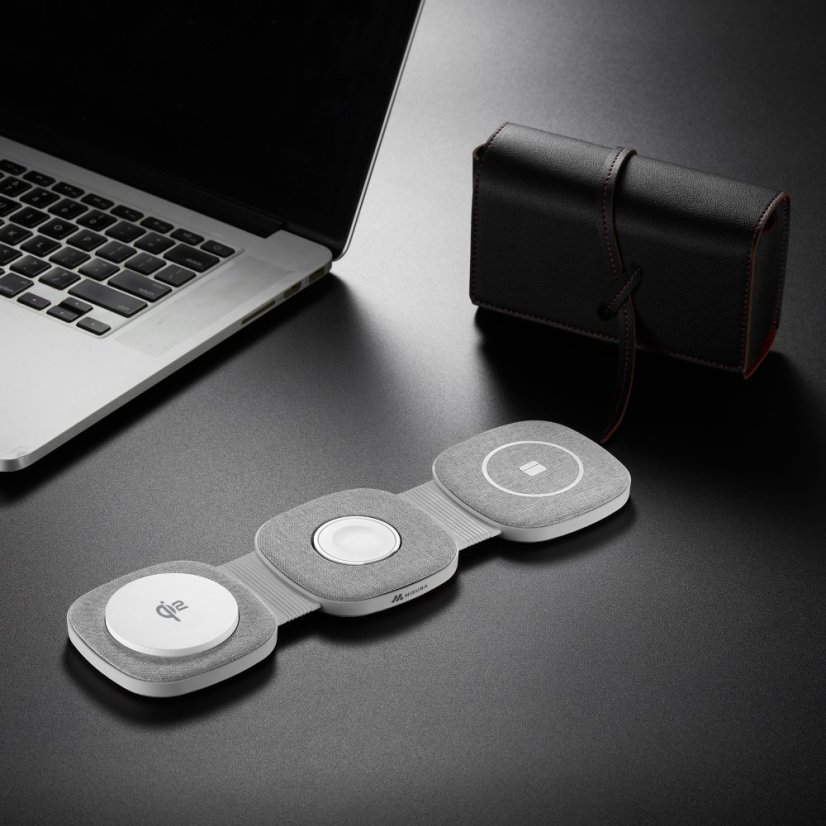 MISURA MH06 - Składana bezprzewodowa magnetyczna ładowarka - WHITE