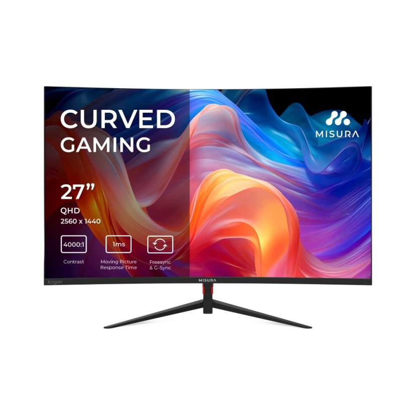 Καμπύλη οθόνη gaming 27" QHD 165 Hz - MISURA MM27DQI