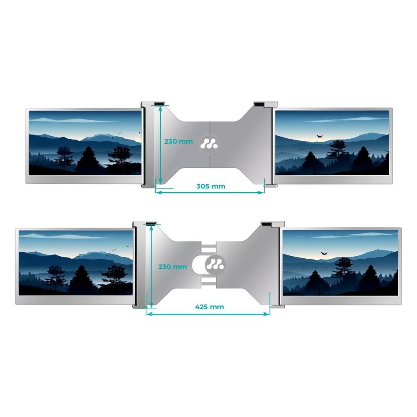 MISURA Monitor LCD portatili 14" 3M1400S