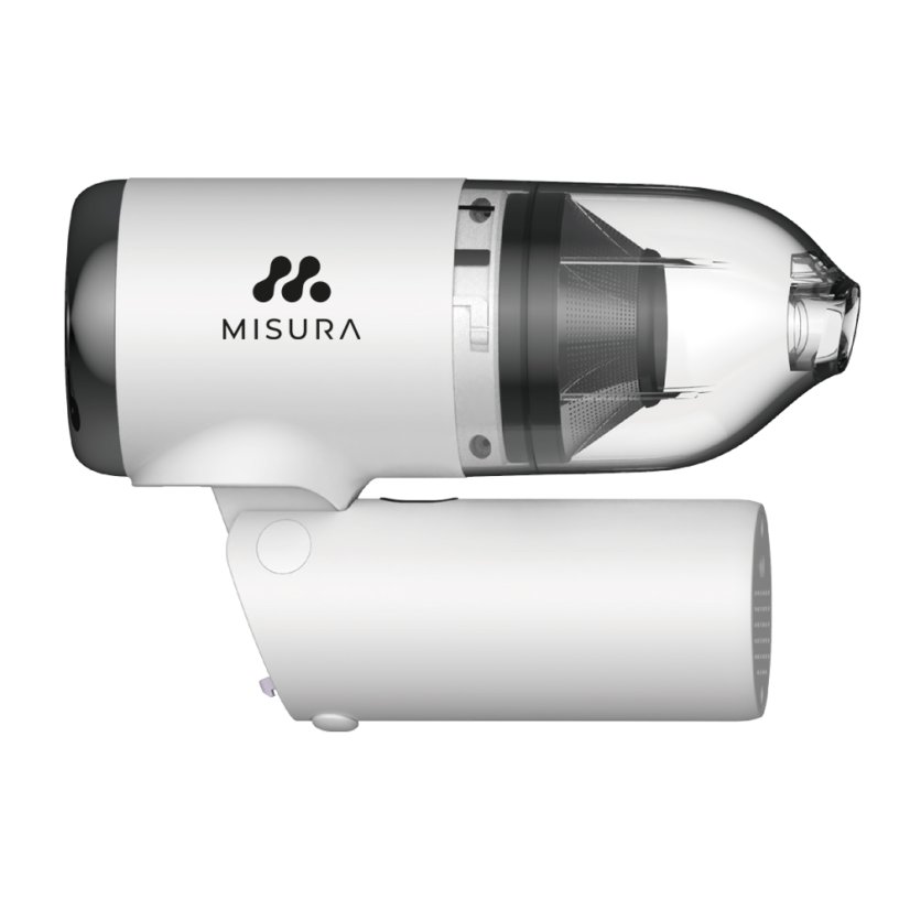 MISURA MA01 - cordless portable car vacuum cleaner, foldable, 5 000 Pa, WHITE