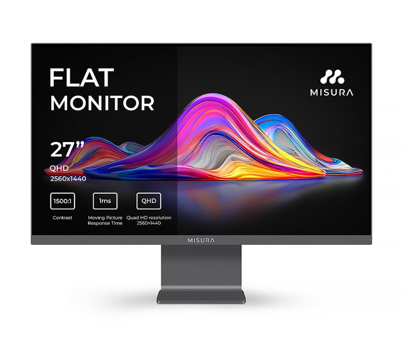 27" Stylový monitor QHD 120 Hz - MISURA VIVA Space Gray
