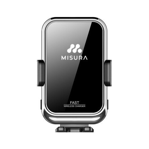 MA04 - Suport de telefon pentru mașină cu încărcare wireless QC3.0 SILVER