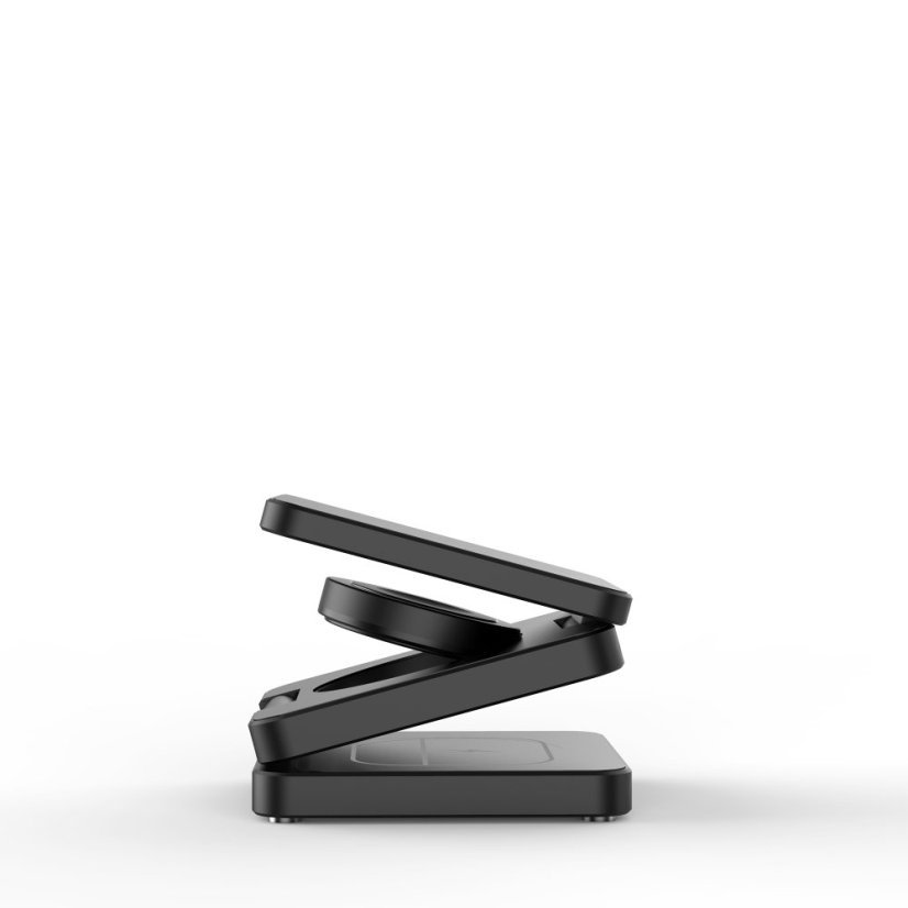 Cargador inalámbrico 3 en 1 MISURA MH08 Pro - BLACK