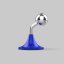 MISURA MA05- Handyhalterung mit Vakuumsauger und kabelloser Aufladung QC3.0 - BLUE