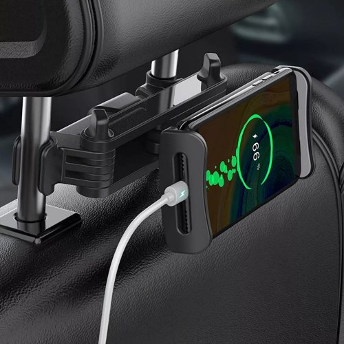 Folding tablet and mobile phone holder for the car-BLACK