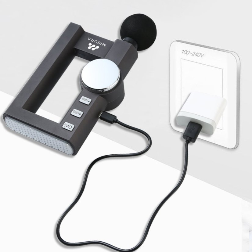 Massagepistole mit Tiefenwärmefunktion MISURA MB2 - GRAPHITE