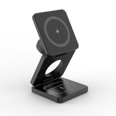 Bezvadu lādētājs 3-in-1 MISURA MH08 Pro - BLACK