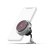 MISURA MA05- Soporte para móvil con ventosa de vacío y carga inalámbrica QC3.0 - SILVER